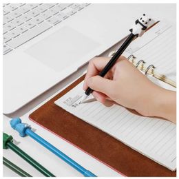PCs Stationery Creative Gel Ink Pen Cute Animal 0.5mm Black Neutral Pens Set Wholesale Student Exam Signature