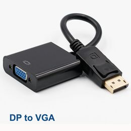 DP-auf-VGA-Buchse-Adapterkabel-Konverter für TV-PC-Laptop-HDTV-Monitor-Projektor