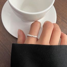 Band Rings Plain Ring 925 Sier Does Not Fade Colour Design Sense Of Wind Jewellery Premium Sterling Women Drop Delivery Otzxy