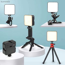 Selfie Lights Mini LED Camera Light Video Lights 3200-5600K Rechargable Dimmable LED Panel Lamp For Youtube Live Streaming Shoot Photo VideoL240116