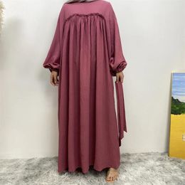 Ethnic Clothing Modest Abaya Casual Women Muslim Long Maxi Dress Turkey Kaftan Dubai Saudi Islam Eid Party Ramadan Femme Vestidos Robe