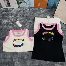 Summer Designer Tank Tops Woman Vest Pullover Knit Shirt Sexy Sleeveless Tops Jumper Waistcoat