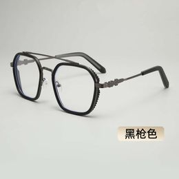 2024 Luxury Designer CH Sunglasses for Women Chromes Glasses Frames Mens New Flat Lens Fashion Unisex Paired Myopia Heart Eyeglass Frame Ladies Eyewear H78Z