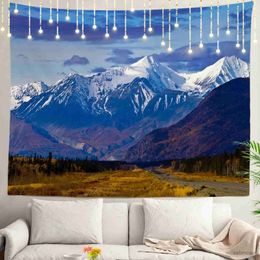 Tapestries Nature Winter Tapestry Iceland Glacier Wall Hanging Large Tapestry Tapestry Decorations Bedroom Living Room Dorm