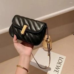 Evening Bags Selling Ladies Purse PU Leather Solid Colour Crossbody Chain Shoulder Bag Girl Hand Luxury Handbags For Women