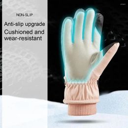 Cycling Gloves Winter For Touch Screen Water-resistant Mobile Use Outdoor Sports Running