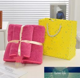 All-match Designer Bath Towel Set Coral Velvet Fashion Towels Face Towels Unisex Men Womens