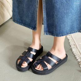 Slippers Women Flats Platform Casual Beach Shoes Fashion Summer Sandals 2024 Walking Flip Flops Dress Slides Mujer Zapatos