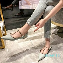 Women Dress Shoes fashion Leather shoes female Designer flats base rivet work Shoe Ladies Comfortable casual shoe