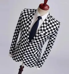 Men's Suits Fashion Suit Party Coat Casual Slim Fit Blazer Buttons 3D Floral Print Painting Blazers Jacket Men