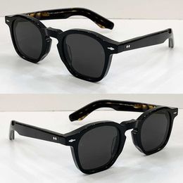 Jacques Fashion Handmade Vinegar Fibre Square Sunglasses Personalised Black for Men and Women Jmm Ball Kit 2024 Designer Veni