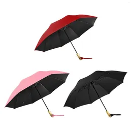 Umbrellas Two Fold Automatic Duck Umbrella Windproof Lightweight Rain For Outdoor