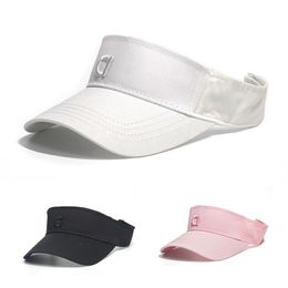 Al Captivate Visor Tennis Running Golf Baseball Cap Man and Women Holiday Leisure Beach Sun Ochrony Kapelusz Training Kaczka Kacz z haftem