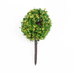 Decorative Flowers Lightweight Model Trees Garden Scenery Landscape Plastic 1:100 Scale Flower Train Layout High Quality Practical