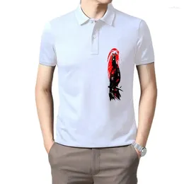 Men's Polos Fashion Short Sleeve Japan Samurai Warrior Anime T-shirt Harajuku Funny Tee T Shirts Hipster O-neck Cool Tops