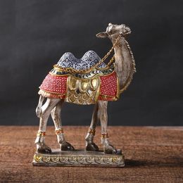 PINNY Resin Camel Home Decor Anime Figurine Ornaments Middle East Style Decoration Accessories Desert Boat 240116