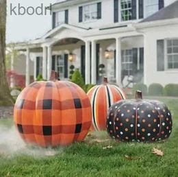 Garden Decorations Large Halloween Inflatable Pumpkin Light Up Decoration Blow Up Pumpkin With Pump Led Light For Garden Patio Lawn Yard Autumn YQ240116