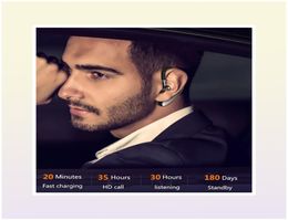 Wireless earphones Hands Business Headset Drive Call Mini Earbud Bluetooth with MIC For Android IOS iPhone Samsung xiaomi5390331