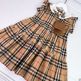 kids Clothing Sets summer girls' suspender skirt Tiansi soft denim cotton bear cloth paste backless big swing dress