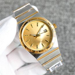 Mens Watches 40mm commercial quartz movement Made of Premium Stainless Steel Watches Needle Life Waterproof Ladies fashions Wristwatch Gift good nice