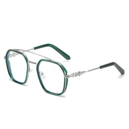 2024 Luxury Designer CH Sunglasses for Women Chromes Glasses Frames Mens Large Man Flat Lens Myopia Heart Eyeglass Frame Ladies Unisex High Quality Eyewear NECX