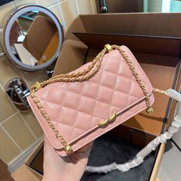 Designer Women Woc Bag Two Mini Golden Balls 20cm on Chain Diamond Multi Pochettes Gold Hardware Matelasse Chain Lovely Card Holder Purse Cross Body Shoulder Handbag