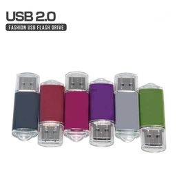 USB Flash Drives (Over 10pcs Free ) DIY Gift Wedding USB Flash Drive 4G 16GB Metal Pendrive USB 2.0 Memory Stick Pen Drive 8G 32GB 128MB