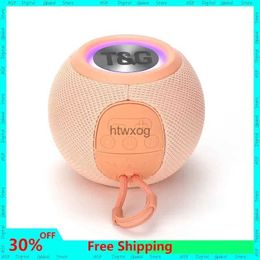 Portable Speakers TG-337 Wireless Bluetooth Speaker Colorful Light Wireless Speaker Card Desktop Audio Small Gift Subwoofer Portable Speaker Audio YQ240116