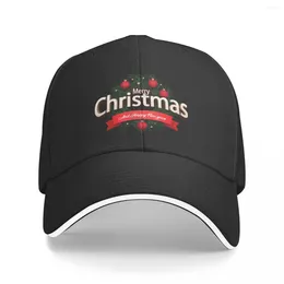 Ball Caps Merry Christmas Baseball Cap Custom Tea Hats Men's Hat Luxury Women's