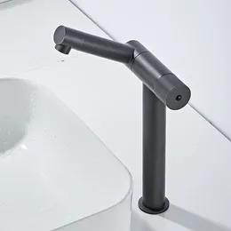 Bathroom Sink Faucets LANGYO Vessel Faucet Cold Mixer Deck Mount Swivel Spout Solid Brass Taps Vanity Basin