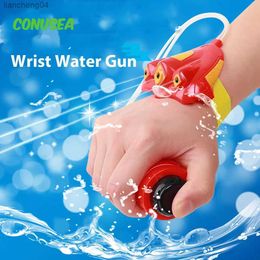 Sand Play Water Fun Mini Wrist Water Gun Kids Summer Toys Beach Water Game Play Toys Parent-Child Battle Shoot Toy Gift Outdoor Games Watergun