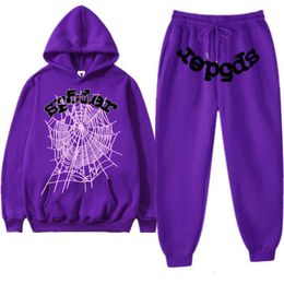 Hoodie Men Designer Tracksuit Mens Womens Fashion Hip-hop High Street 555 Digital Print Sweatshirt Casual Loose Sweatpants Two-piece Set H0NN LG14