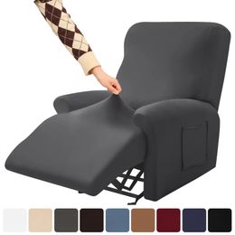 Summer Recliner Sofa Cover Stretch Reclining Chairs for Living Room Lazy Boy Relax Armchair Slipcover Protection 240115