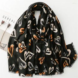 Scarves The Multi-color Series Of Cotton And Linen Are Fashionable Luxurious Tassel Shawl Comfortable