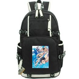 Dive backpack New World Anime daypack My Diamond Cartoon school bag Print rucksack Casual schoolbag Computer day pack