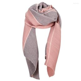 Scarves AEBMNHD Fashion Womens Striped Neck Mens Large Wide Thicken Warm Scarf Fall Winter Long Poncho Stole Shawl Wraps