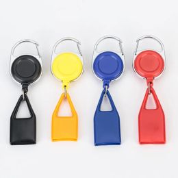 Colourful Lighter Sleeve Protective Case Key Buckle Sheath Portable Leash Telescopic Rope Shell Cigarette Smoking Pipe Tool High Quality BJ