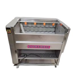 Commercial Brush Peeling Machine Fully Automatic Brush Potato Yam Radish Lotus Root Electric Peeling Machine Cleaning Machine