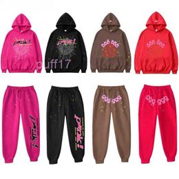 Tracksuit Mens Tracksuit Sp5der Sp5der 555555 Hooded and Pants Two Pieces Sets Hoodie Sweatshirt Web Pullovers Shirt Sweatpants Set I7EX 533K