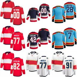 Woman Youth Man Hockey 17 Evan Rodrigues Jerseys 91 Oliver Ekman-Larsson 77 Niko Mikkola 82 Kevin Stenlund 7 Dmitry Kulikov 42 Gustav Forsling 28 Josh Mahura Sport