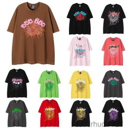 Mens Womens Designer t Shirts Sp5der Letter Printed Fashion Black Pink T-shirt Spider 555555 Cotton Casual Top Tees VMQ7 VMQ7 6N2W 6N2W