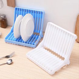 Kitchen Storage Multifunctional Dish Drainer Utensil Organiser Foldable Shelf Cleaning Dryer Drying Rack