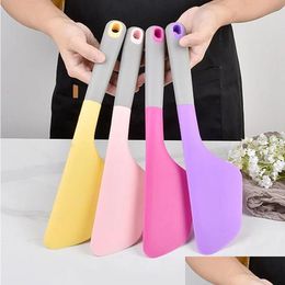 Extra Large Sile Cream Baking Scraper 34Cm Non Stick Butter Spata Smoother Spreader Heat Resistant Cookie Pastry Drop Delivery Dhlyg