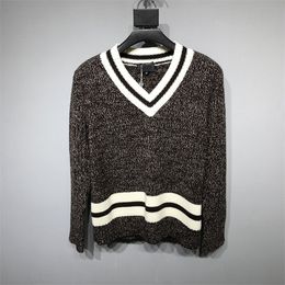 #6 sweater french fashion designer cardigan pull shirts winter Men Women high street knit jumper Hoodie knitted sweat sweatshirts 033