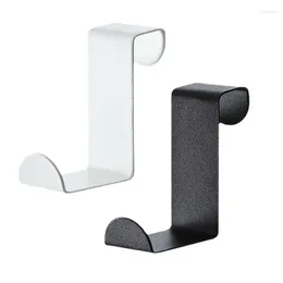 Hooks Multifunctional Over The Door Z Shape Free Punching Space Saving Durable Cabinet Hanger For Bedroom Living Room