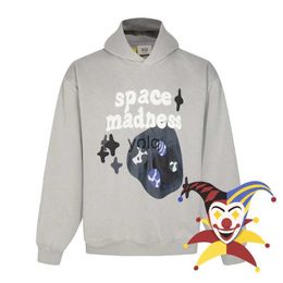 Men's Hoodies Sweatshirts Space Madness BROKEN PLANET Hoodie Men Women Pullovers Hoodedyolq