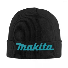 Berets Makitas Power Tools Knit Hat Beanie Autumn Winter Warm Hip Hop Cap For Men Women Gift