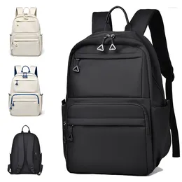 Backpack Stylish And Simple Waterproof Travel Female College Student Schoolbag Theft Smart Laptop Bag Men School Bags