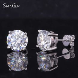 Custom Jewellery 2.0Carat D Vvs2 Lab Diamonds Soild Gold Diamond Earrings