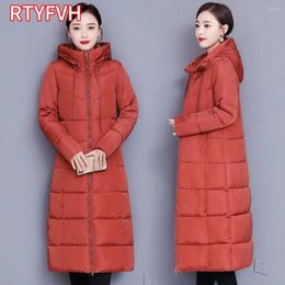 Women's Trench Coats Cotton Coat 2024 Winter Jacket Parkas Women Down Parka Female Padded Puffer Outwear Large Size 5XL